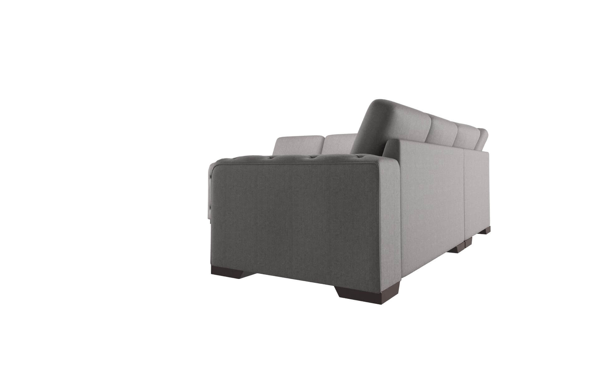 Windsor Sasha Granite Sectional espresso legs 4