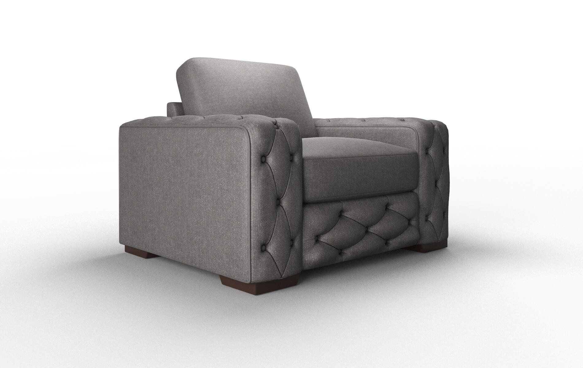 Windsor Sasha Grey Chair espresso legs 2