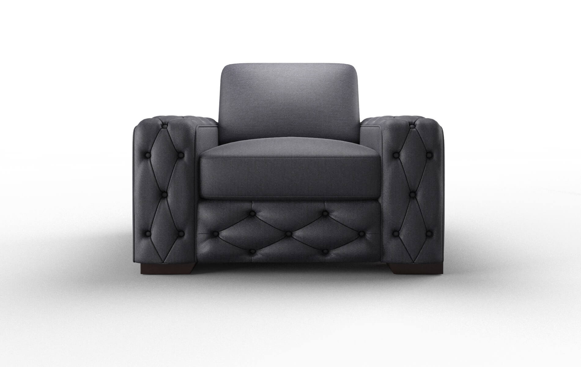 Windsor Sasha navy Chair Espresso Legs  1