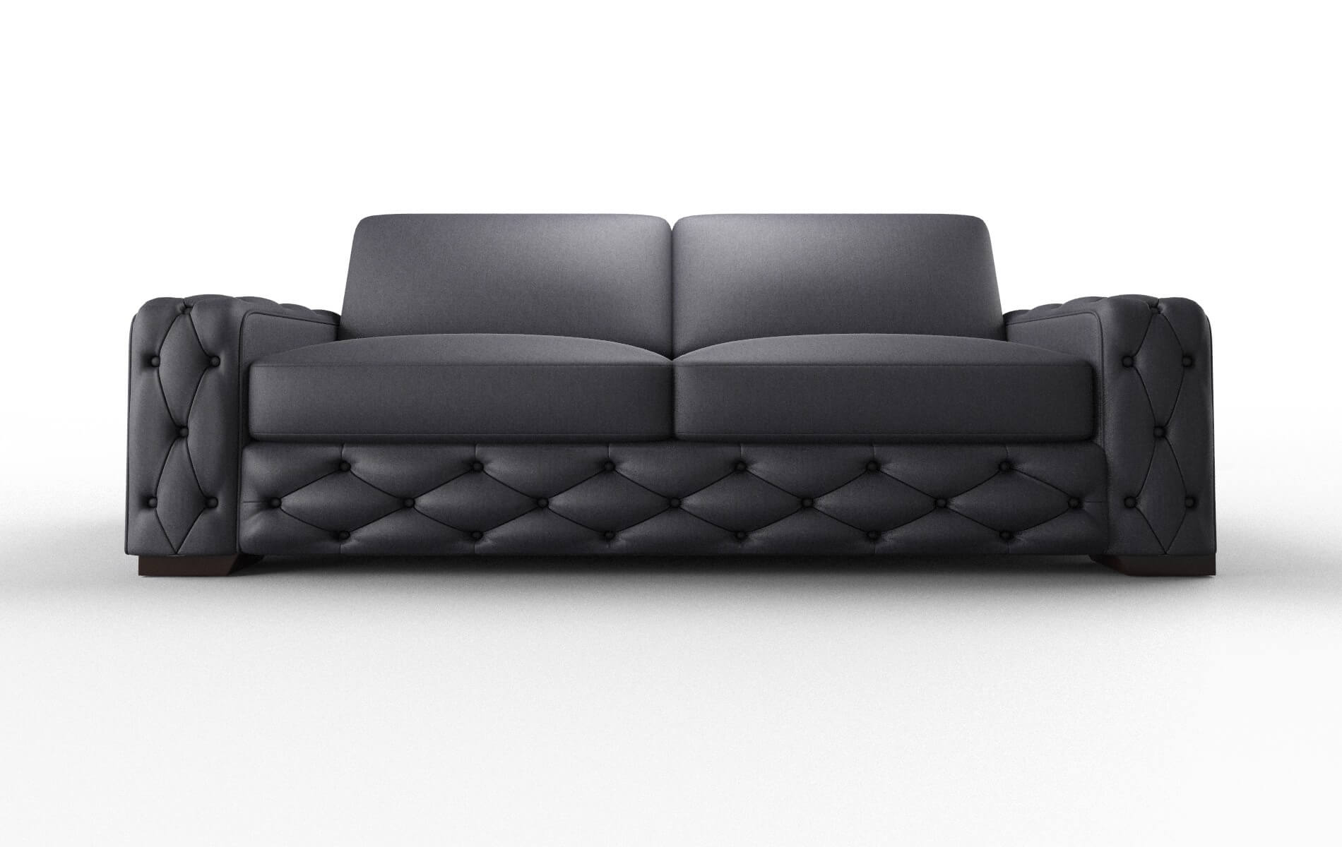 Windsor Sasha Navy Sofa espresso legs 1