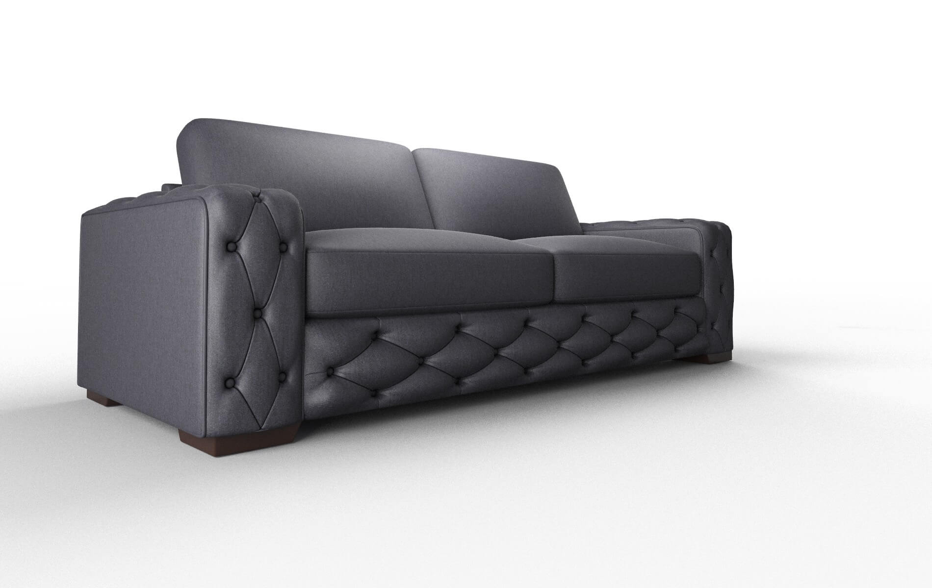 Windsor Sasha Navy Sofa espresso legs 2