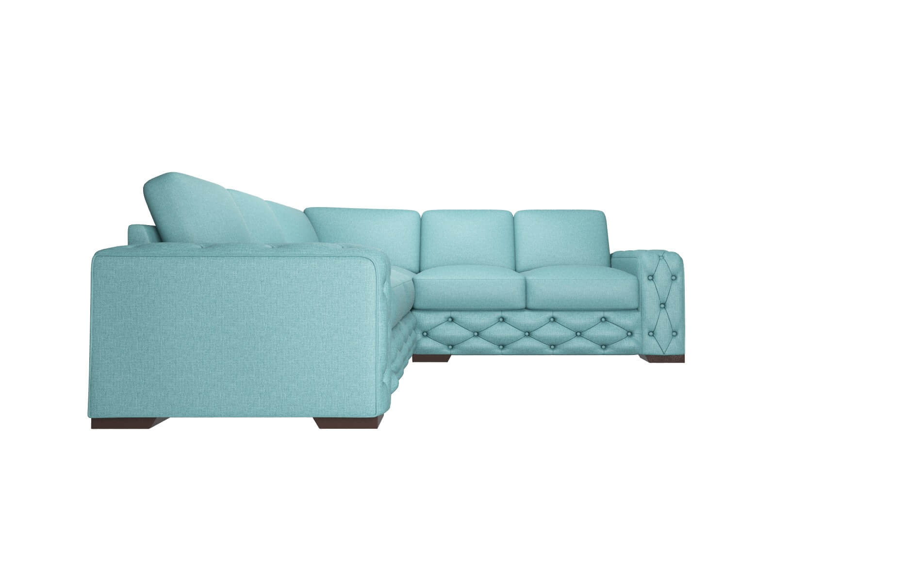 Windsor Simplex Aquavita Sectional espresso legs 2