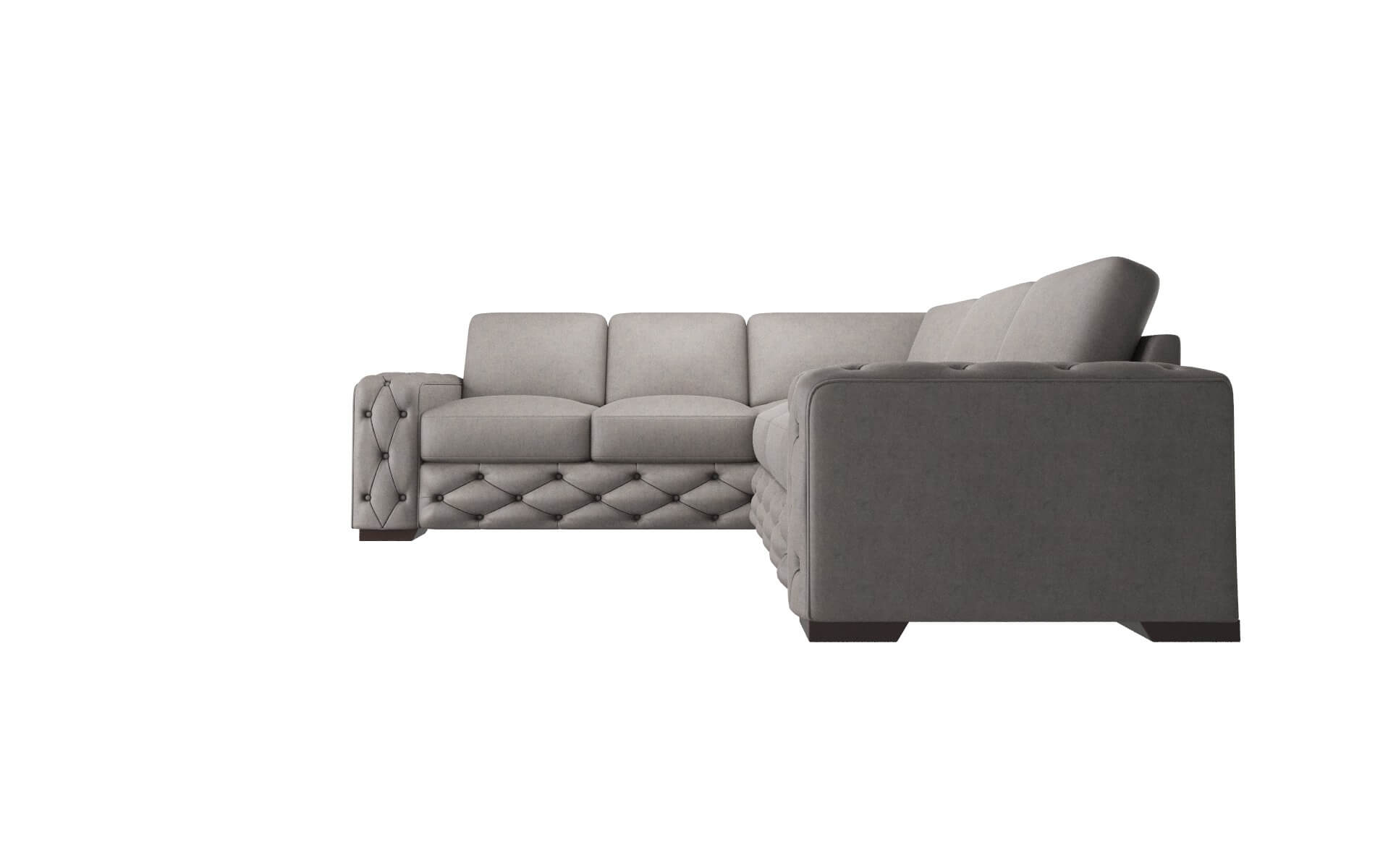 Windsor Suave Slate Sectional espresso legs 5