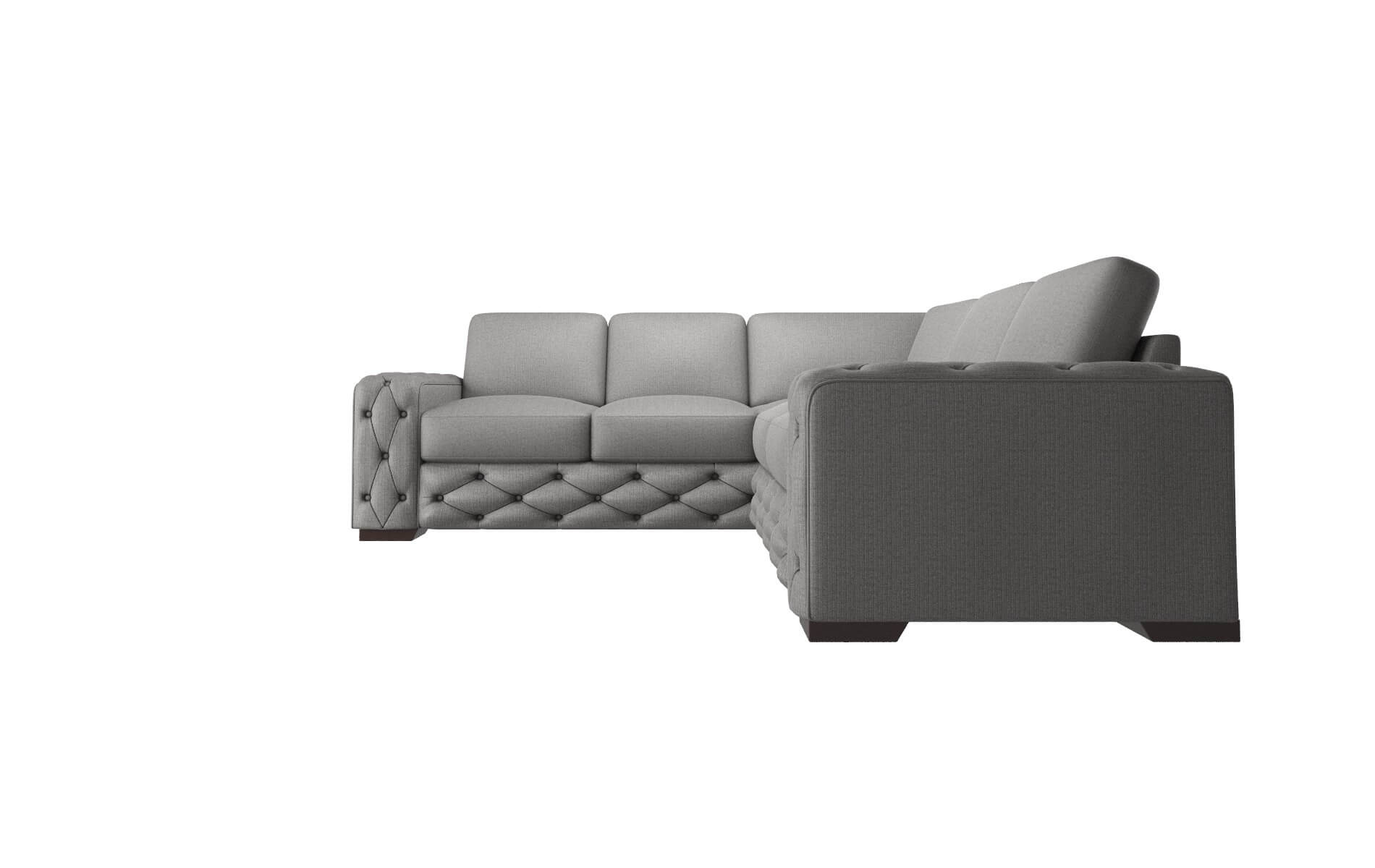 Windsor Terrain Oatmeal Sectional espresso legs 5