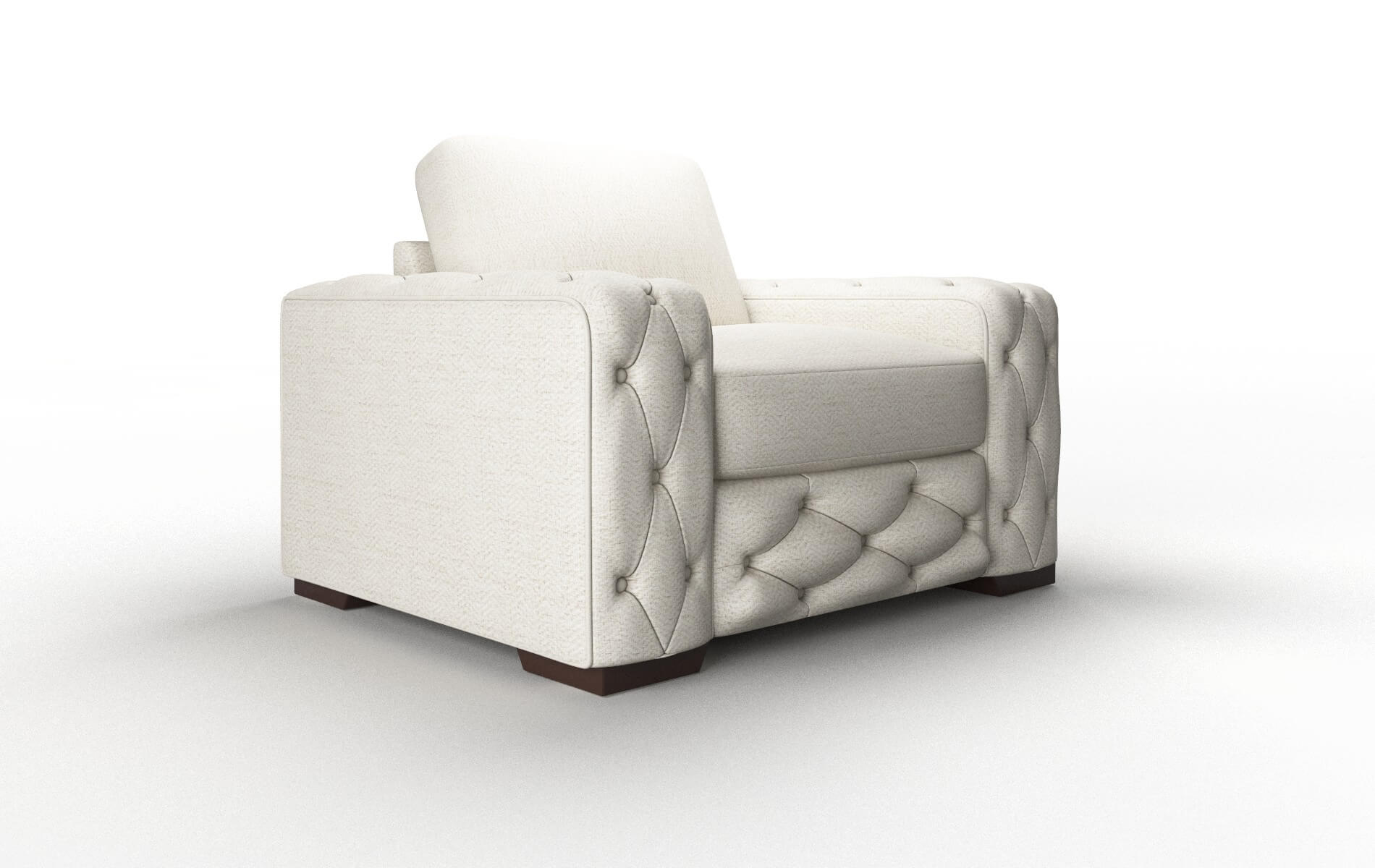 Windsor Venus Cream Chair espresso legs 2