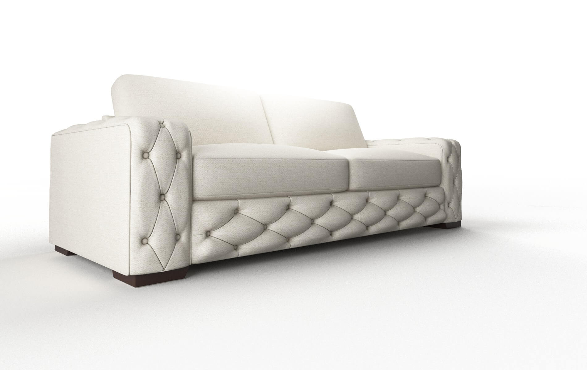 Windsor Venus Cream Sofa espresso legs 2