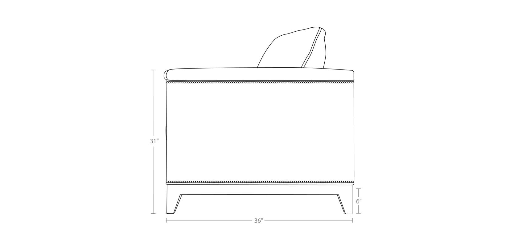 Sofia Chair sizing 2
