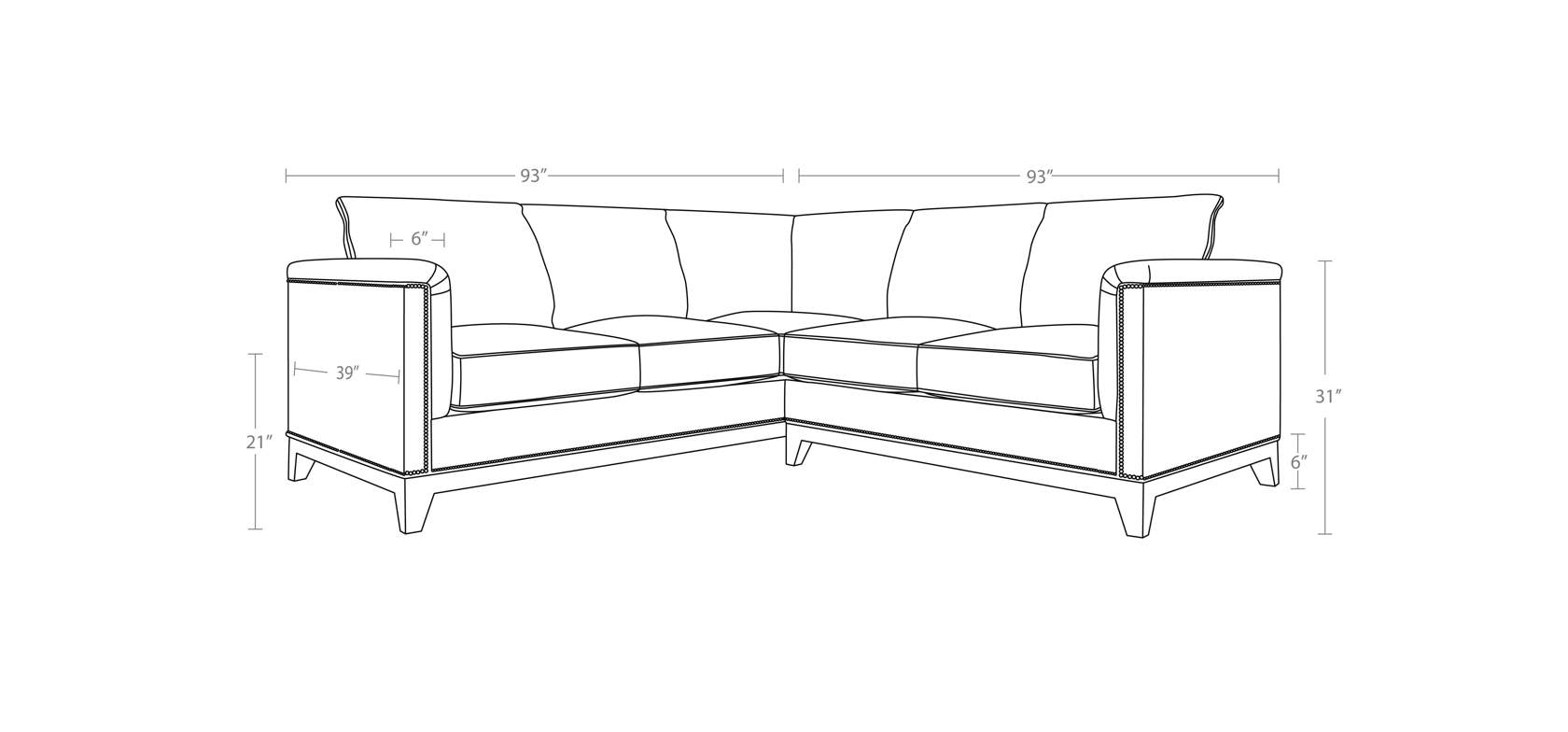 Sofia Sectional sizing 1