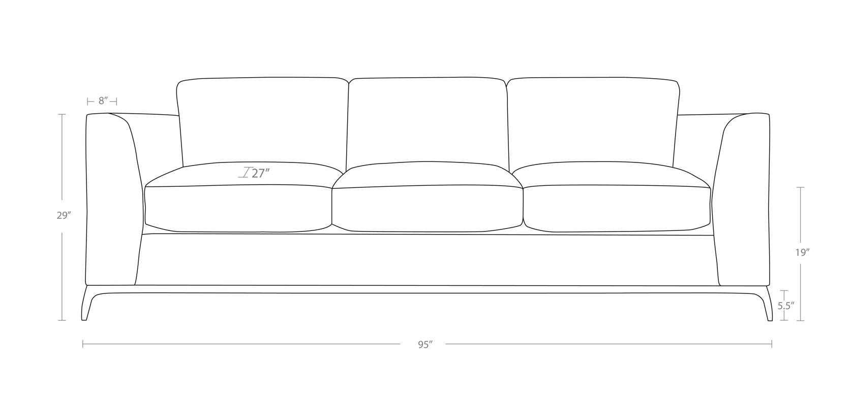 Toronto Sasha Linen Sofa - DreamSofa